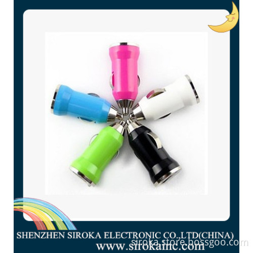 Good Selling Bullet Type Universal USB Socket car Charger with CE ROHS approved